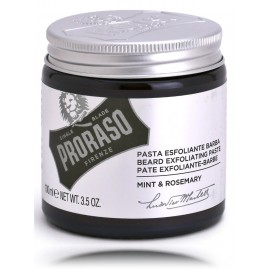 Proraso Mint & Rosemary Beard Exfoliating Paste šveičiamoji pasta veidui ir barzdai