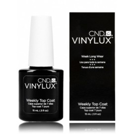 CND Vinylux Weekly Top Coat viršutinis nagų lako sluoksnis