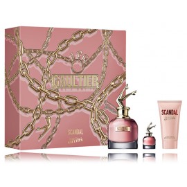 Jean Paul Gaultier Scandal rinkinys moterims (80 ml. EDP + 75 ml. kūno losjonas + 6 ml. EDP)