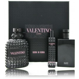 Valentino Uomo Born In Roma rinkinys vyrams (EDT 100 ml. + dušo želė 100 ml. + EDT 15 ml.)