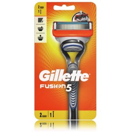 Gillette Fusion5 skustuvas ir 2 keičiamos galvutės