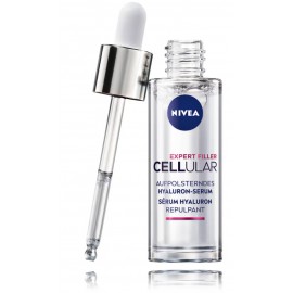 Nivea Cellular Expert Filler Replumping Hyaluronic Serum odą atnaujinantis serumas veidui su hialuronu