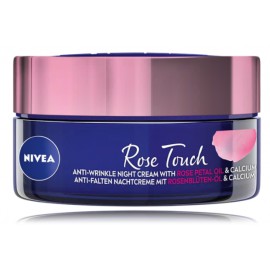 Nivea Rose Touch Anti-Wrinkle Night Cream naktinis kremas nuo raukšlių