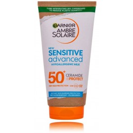 Garnier Ambre Solaire Sensitive Advanced Hypoallergenic Milk SPF50+ apsauginis pienelis jautriai odai