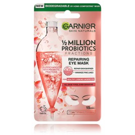 Garnier Skin Naturals 1/2 Million Probiotics Repairing Eye Mask atkuriamoji lakštinė kaukė paakiams