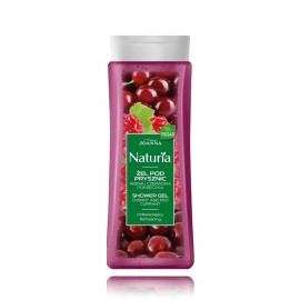 Joanna Naturia Refreshing Cherry & Red Currant Shower Gel gaivinantis dušo gelis