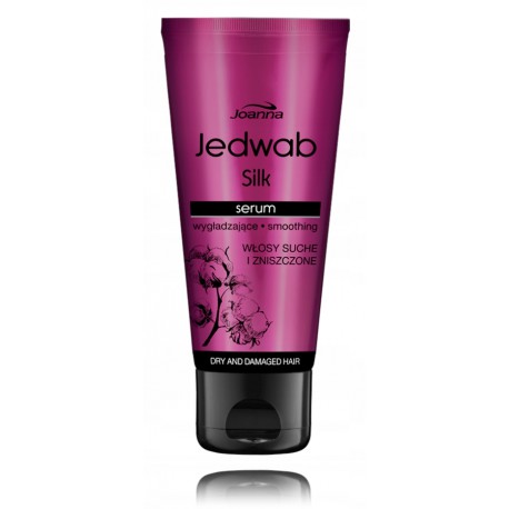 Joanna Silk Jedwab Smoothing Serum glotninantis serumas sausiems ir pažeistiems plaukams