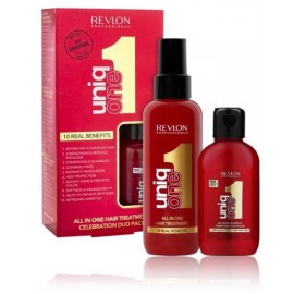 Revlon Professional Uniq One rinkinys (150 ml. priemonė plaukų puoselėjimui + 100 ml. šampūnas)