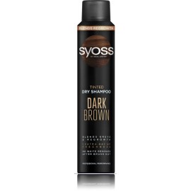 SYOSS Tinted Dry Shampoo Dark Brown sausas šampūnas rudiems plaukams