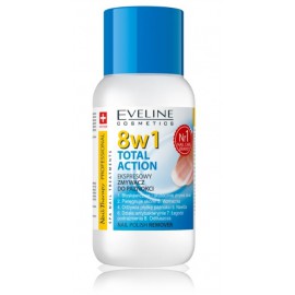 Eveline 8in1 Total Action Nail Polish Remover nagų lako valiklis