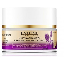 Eveline Pro-Retinol 100% Bakuchiol Multi-Repair Anti-Gravity Cream 70+ veido kremas brandžiai odai