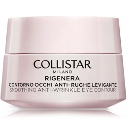 Collistar Rigenera Smoothing Anti-Wrinkle Eye Contour paakių kremas nuo raukšlių