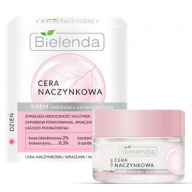 Bielenda Capillary Skin Anti-Redness Face Cream kapiliarus mažinantis dieninis veido kremas