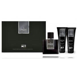 Rue Broca Pride Pour Homme rinkinys vyrams (100 ml. EDP + 100 ml. balzamas po skutimosi + 100 ml. dušo gelis)