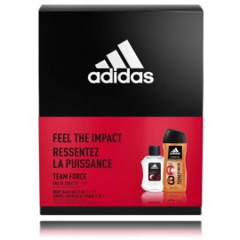 Adidas Team Force rinkinys vyrams (100 ml. EDT + 250 ml. dušo gelis)