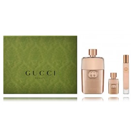 Gucci Guilty Pour Femme rinkinys moterims (90 ml. EDT + 7,4 ml. EDT + 5 ml. EDT)