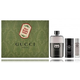 Gucci Guilty Pour Homme rinkinys vyrams (90 ml. EDT + 15 ml. EDT + dezodorantas 70 g.)