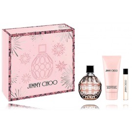 Jimmy Choo Jimmy Choo rinkinys moterims (100 ml. EDP + 7,5 ml. EDP + 100 ml. kūno losjonas)