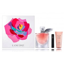 Lancome La Vie Est Belle rinkinys moterims (50 ml. EDP + 50 ml. kūno losjonas  + 2 ml. blakstienų tušas)