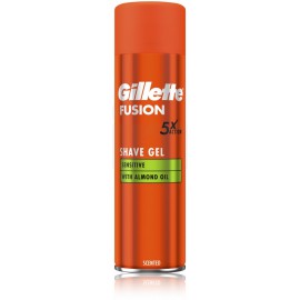 Gillette Fusion 5 Ultra Sensitive + Cooling skutimosi želė vyrams 200 ml.