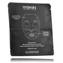 111Skin Celestial Black Diamond Lifting and Firming Treatment Mask stangrinanti ir pakelianti hidrogelinė kaukė veidui