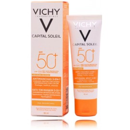 Vichy Capital Soleil Anti-Dark Spot 3-In-1 Tinted SPF50+ солнцезащитный крем для лица с оттенком