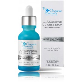 The Organic Pharmacy Niacinamide Ultra 5 Serum veido serumas su 5 veikliosiomis medžiagomis