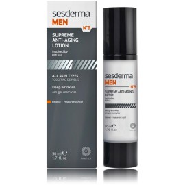 Sesderma Men Supreme Anti Aging Lotion senėjimo požymius mažinantis veido losjonas vyrams