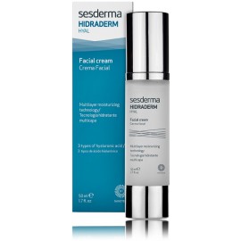 Sesderma Hidraderm Hyal Facial Cream drėkinamasis veido kremas su hialurono rūgštimi