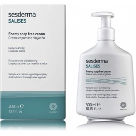 Sesderma Salises Foamy Soap Free Cream bemuilis putojantis prausiklis probleminei veido odai