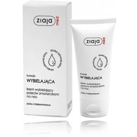 Ziaja Med Whitening Anti-Wrinkle Night Cream šviesinantis naktinis veido kremas nuo raukšlių