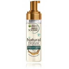 Garnier Ambre Solaire Natural Bronzer Self Tan Mousse savaiminio įdegio putos veidui ir kūnui