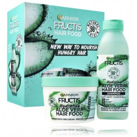 Garnier Fructis Hair Food Hydrating Aloe Vera drėkinantis rinkinys plaukams (350 ml. šampūnas + 400 ml. kaukė)