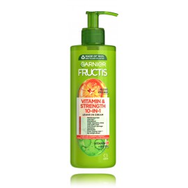 Garnier Fructis Vitamin & Strength Leave-in Cream nenuplaunamas kremas silpniems ir slenkantiems plaukams