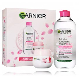 Garnier Skin Naturals rinkinys veidui (400 ml. micelinis vanduo + 50 ml. veido kremas)