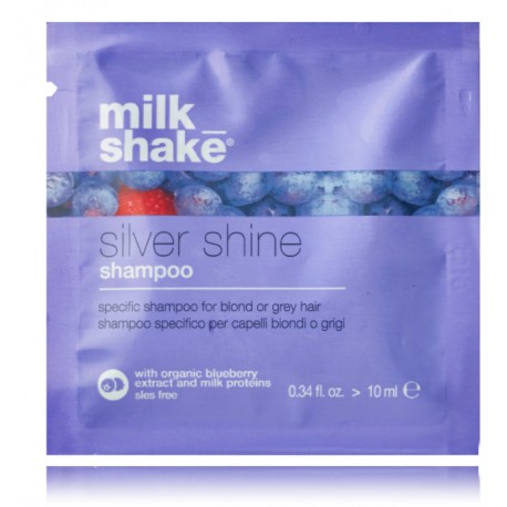 MilkShake Silver Shine Shampoo šampūnas šviesiems plaukams