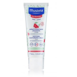 Mustela Bebe Face Soothing Moisturizing Cream Very Sensitive Skin veido kremas labai jautriai odai