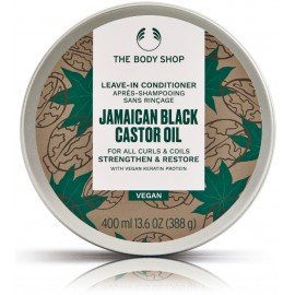 The Body Shop Jamaican Black Castor Oil valomasis nenuplaunamas kondicionierius garbanotiems/slenkantiems plaukams