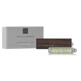 Rituals Life Is A Journey Leather & Patchouli automobilio kvepalų rinkinys (laikiklis + 2 vnt. x 3 g. papildymas)