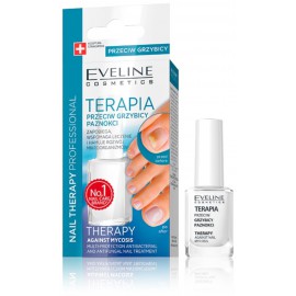 Eveline Nail Therapy Against Nail Mycosis priemonė grybelio paveiktiems nagams