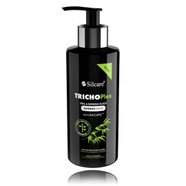 Silcare Trichoplex Peel&Refresh Bamboo Scrub galvos odos šveitiklis