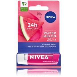 Nivea 24H Moisture Watermelon Shine lūpų balzamas