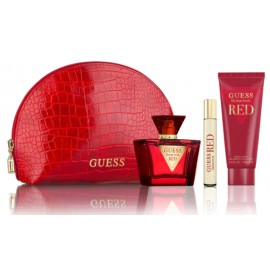 Guess Seductive Red для женщин (75 мл EDT + 100 мл лосьон для тела + 15 мл EDT + косметичка)