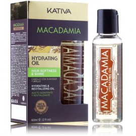 Kativa Macadamia Hydrating Oil drėkinamasis aliejus plaukams