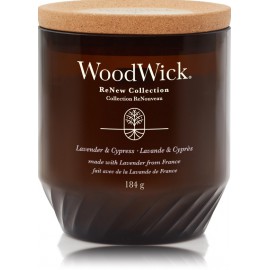 WoodWick ReNew Lavender & Cypress aromatinė žvakė