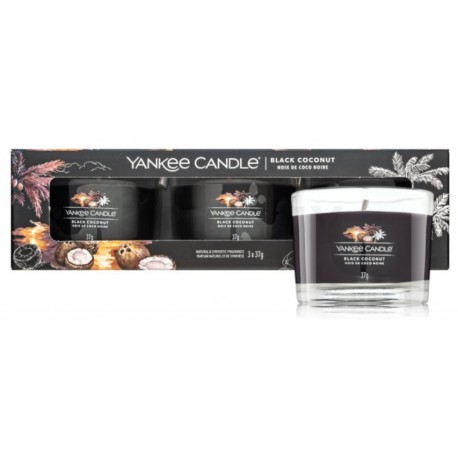 Yankee Candle Signature Collection Black Coconut ароматическая свеча