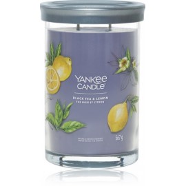 Yankee Candle Signature Tumbler Collection Black Tea & Lemon aromatinė žvakė