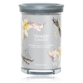 Yankee Candle Signature Tumbler Collection Smoked Vanilla & Cashmere aromatinė žvakė