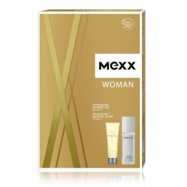 Mexx Woman rinkinys moterims (75 ml. purškiamas dezodorantas + 50 ml. dušo gelis)