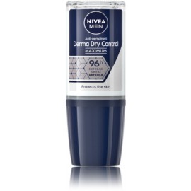 Nivea Men Derma Dry Control Maximum 96H rutulinis antiperspirantas vyrams